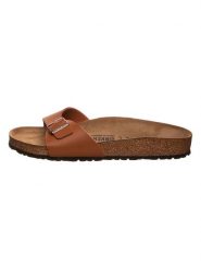 Birkenstock Klapki "Madrid" w kolorze jasnobrązowym rozmiar: 42. Brązowe klapki Birkenstock. Za 287.95 zł.