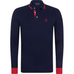Koszulka polo "Pro" w kolorze granatowym. Koszulki polo marki Sir Raymond Tailor. W wyprzedaży za 130.95 zł.