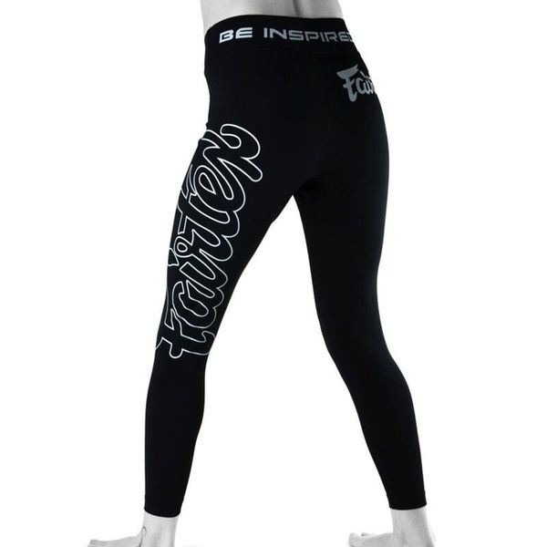 Legginsy treningowe męskie Fairtex Compression CP2. Czarne legginsy długie sportowe FAIRTEX, m, bez wzorów, z elastanu, na fitness i siłownię. Za 369.99 zł.