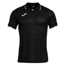 Koszulka sportowa męska Joma Fit One. Czarne t-shirty sportowe Joma, bez wzorów, z poliesteru, bez ramiączek, do piłki nożnej. Za 246.00 zł.
