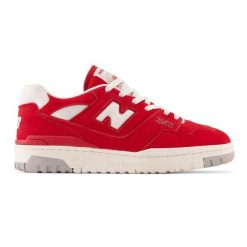 Buty sportowe sneakersy New Balance 550 Czerwone - BB550VND. Czerwone buty do koszykówki New Balance, bez zapięcia, do koszykówki. Za 618.71 zł.