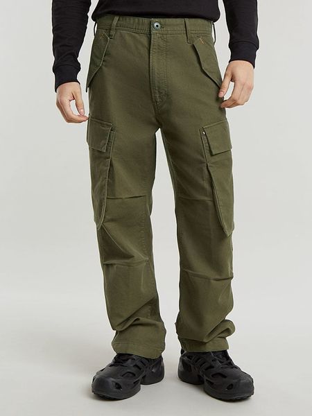 G-Star Bojówki - Regular fit - w kolorze khaki rozmiar: W28/L32. Brązowe joggery i bojówki G-Star, l, bez wzorów, z bawełny, retro. Za 127.05 zł.