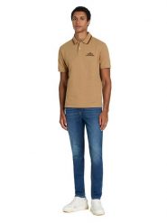 Scotch & Soda Koszulka polo w kolorze jasnobrązowym rozmiar: M. Brązowe koszulki polo Scotch & Soda, m, bez wzorów, bez kołnierzyka, bez ramiączek. Za 168.06 zł.