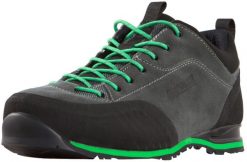 Męskie buty turystyczne wodoodporne z membraną i zamszem. Zielone buty turystyczne GUGGEN MOUNTAIN, bez wzorów, z gumy, bez zapięcia, trekkingowe. Za 477.39 zł.