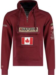 ANAPURNA Bluza "Gymana" w kolorze bordowym rozmiar: L. Czerwone bluzy ANAPURNA, l, bez wzorów, z bawełny, bez kaptura. Za 110.04 zł.