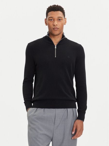 Marc O'Polo Sweter 529 5144 60314 Czarny Regular Fit. Czarne swetry rozpinane Marc O'Polo, m, bez wzorów, z bawełny, bez kołnierzyka, bez ramiączek. Za 336.99 zł.