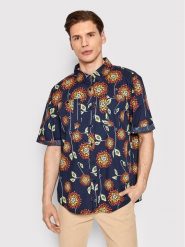 Brixton Koszula Charter X 01267 Granatowy Relaxed Fit. Niebieskie koszule Brixton, m, bez wzorów, z syntetyku, bez kołnierzyka, bez ramiączek. Za 199.99 zł.