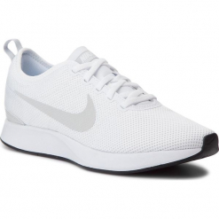 Buty NIKE - Dualtone Racer 918227 102 White/Pure Platinum/White. Białe buty sportowe casual marki Nike, z materiału. W wyprzedaży za 279.00 zł.