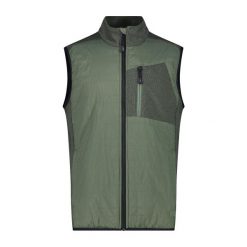 Kamizelka CMP. Zielone kamizelki sportowe CMP, m, bez wzorów, z materiału, z kapturem, trekkingowe. Za 300.30 zł.