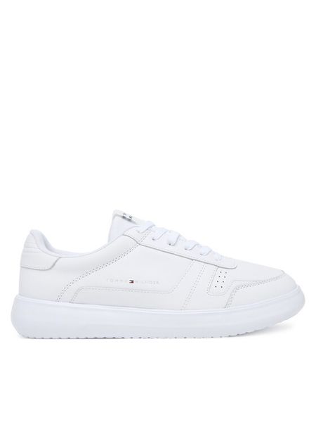 Tommy Hilfiger Sneakersy Modern Lightcup FM0FM05529 Biały. Białe buty sportowe casual Tommy Hilfiger, bez wzorów, ze skóry, bez zapięcia. Za 309.99 zł.