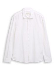 Tom Tailor Koszula w kolorze białym rozmiar: M. Białe koszule Tom Tailor, m, bez wzorów, z bawełny, bez kołnierzyka, bez ramiączek. Za 70.24 zł.