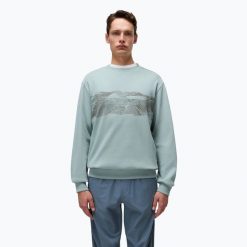 Bluza męska Napapijri B-Vanni C. Zielone bluzy Napapijri, m, bez wzorów, bez kaptura. Za 289.99 zł.