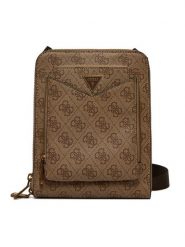 Guess Saszetka HMSILO P5109 Beżowy. Brązowe saszetki i nerki Guess, z aplikacjami, ze skóry. Za 269.99 zł.