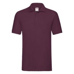 Męska Koszulka Polo Premium. Brązowe koszulki polo sportowe Fruit of the Loom, m, bez wzorów, bez kołnierzyka, bez ramiączek. Za 54.99 zł.