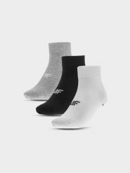 4F Skarpetki casual za kostkę (3-pack) męskie - multikolor 35-38. Skarpety 4F, bez wzorów, z bawełny. Za 49.99 zł.