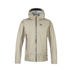 Kurtka turystyczna Hannah Skylark. Szare kurtki przeciwdeszczowe Hannah, bez wzorów, bez kaptura. W wyprzedaży za 1,023.75 zł.