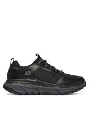 Skechers Trekkingi D'Lux Journey 237419 BKCC Czarny. Czarne trekkingi Skechers, bez wzorów, z materiału, bez zapięcia. Za 379.99 zł.
