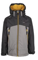 Trespass Discover - męska kurtka przeciwdeszczowa pikowana Storm Grey. Szare kurtki Trespass, m, bez wzorów, z materiału, bez kaptura. Za 266.99 zł.
