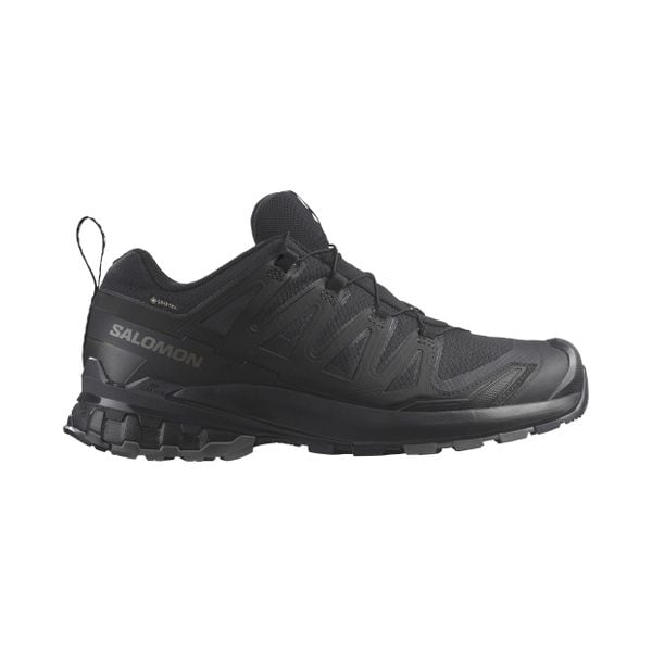 Obuwie Biegi w terenie Mężczyzna XA PRO 3D V9 GORE-TEX. Czarne buty turystyczne Salomon, bez wzorów, z gore-texu, bez zapięcia, do biegania, gore-tex. Za 579.00 zł.