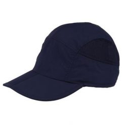 Czapka składana unisex. Niebieskie czapki z daszkiem Regatta, bez wzorów, z materiału. Za 80.00 zł.
