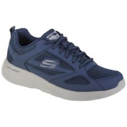Buty sportowe Sneakersy męskie, Skechers Dynamight 2.0 - Fallford. Niebieskie buty sportowe casual Skechers, bez wzorów, bez zapięcia. Za 368.00 zł.
