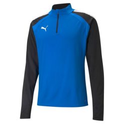Koszulka piłkarska męska PUMA Teamliga 1/4 Zip Top. Czarne bluzy Puma, m, bez wzorów, bez kaptura. Za 242.00 zł.