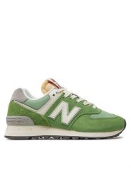 New Balance Sneakersy U574RCC Zielony. Zielone buty sportowe casual New Balance, bez wzorów, ze skóry, bez zapięcia. Za 379.99 zł.
