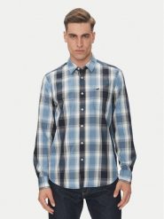 Mustang Koszula Chester 1016237 Niebieski Regular Fit. Niebieskie koszule Mustang, m, bez wzorów, z bawełny, bez kołnierzyka, bez ramiączek. Za 169.99 zł.