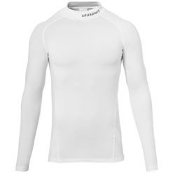 Dżersej kompresyjny Uhlsport Distinction Pro Baselayer. Białe bielizna termoaktywna Uhlsport, m, bez wzorów, z dżerseju, bez ramiączek, do piłki nożnej. W wyprzedaży za 120.50 zł.