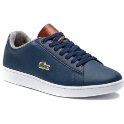 Sneakersy LACOSTE - Carnaby Evo 318 2 Spm 7-36SPM00102Q8 Nvy/Brw. Buty sportowe casual marki LACOSTE. W wyprzedaży za 339.00 zł.