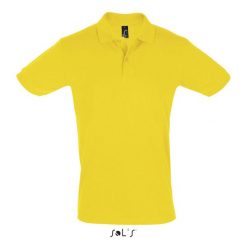 Polo Sol's Perfect. Żółte koszulki polo SOL'S, m, bez wzorów, bez kołnierzyka, bez ramiączek. Za 109.00 zł.