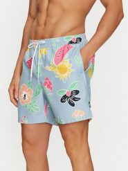 Vans Szorty kąpielowe Primary Print Elastic Boardshort VN0008KU Niebieski Regular Fit. Niebieskie kąpielówki Vans, m, bez wzorów, z syntetyku. Za 159.99 zł.
