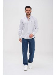 Basics & More Koszula - Regular fit - w kolorze szarym rozmiar: XXL. Szare koszule Basics & More, xxl, bez wzorów, z bawełny, bez kołnierzyka, bez ramiączek. Za 123.82 zł.