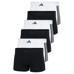 Bokserki Active Flex Cotton 3 Stripes 6 pak. Bokserki Adidas, l, bez wzorów, z bawełny. Za 357.00 zł.