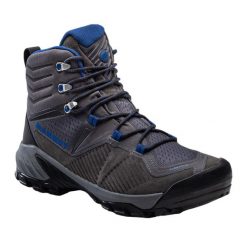 Buty trekkingowe męskie Mammut Sapuen High GTX. Czarne buty trekkingowe Mammut, bez wzorów, bez zapięcia, trekkingowe. Za 1,101.99 zł.
