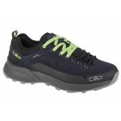 Buty trekkingowe CMP Kaleepso. Czarne buty turystyczne CMP, bez wzorów, z gumy, bez zapięcia, trekkingowe. Za 329.99 zł.
