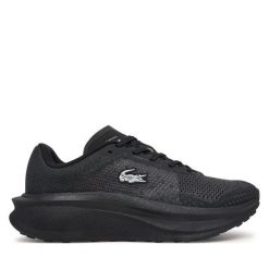 Buty do biegania Lacoste. Czarne buty do biegania LACOSTE, bez wzorów, bez zapięcia, do biegania. Za 679.99 zł.