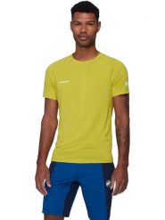 Mammut Koszulka sportowa "Ducan FL" w kolorze żółtym rozmiar: XXL. Żółte t-shirty sportowe Mammut, bez wzorów, z materiału, bez ramiączek, outdoorowe. Za 122.95 zł.