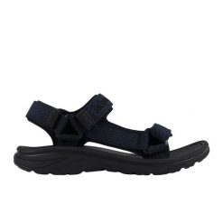 Sandały męskie Lee Cooper LCW-25-34-3551MA granatowe niebieskie. Niebieskie sandały z otwartym noskiem, bez zapięcia. Za 171.67 zł.