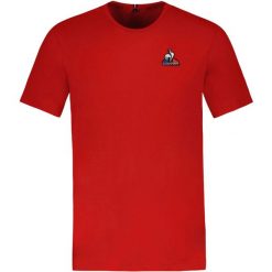 Podkoszulek Le Coq Sportif Ess Tee Ss, Mężczyźni. Czerwone podkoszulki le coq sportif, l, bez wzorów, z bawełny, bez ramiączek. Za 290.00 zł.