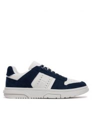 Tommy Jeans Sneakersy The Brooklyn Suede EM0EM01371 Granatowy. Niebieskie buty sportowe casual Tommy Jeans, bez wzorów, z jeansu, bez zapięcia. Za 329.99 zł.
