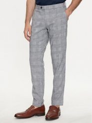 Bugatti Chinosy 4380 56213A Niebieski Slim Fit. Niebieskie eleganckie spodnie Bugatti, m, z lyocellu. Za 339.99 zł.