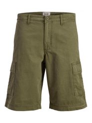 Jack & Jones Szorty materiałowe Cole 12292263 Zielony Regular Fit. Zielone szorty Jack & Jones, m, bez wzorów, z bawełny. Za 129.99 zł.