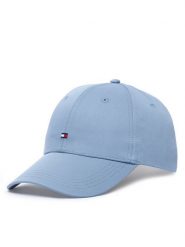 Tommy Hilfiger Czapka z daszkiem Th Flag AM0AM13008 Niebieski jasny. Niebieskie czapki z daszkiem Tommy Hilfiger, bez wzorów, z bawełny. Za 169.99 zł.