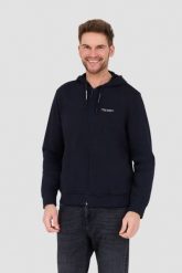 ARMANI EXCHANGE Granatowa męska bluza z kapturem, Rozmiar XL. Niebieskie bluzy z kapturem Armani Exchange, l, bez wzorów, z kapturem. W wyprzedaży za 360.99 zł.