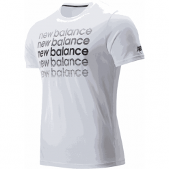 New Balance MT93083WBT. T-shirty sportowe New Balance, bez wzorów, z materiału, bez ramiączek. Za 139.99 zł.