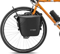 Torba rowerowa wodoodporna do użytku przód tył ROCKBROS. Czarne torby na ramię ROCKBROS, bez wzorów, z materiału, na ramię, bez dodatków. Za 276.00 zł.