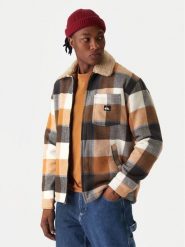 Quiksilver Kurtka przejściowa Dna Sherpa Harrington EQYJK04201 Brązowy Regular Fit. Brązowe kurtki Quiksilver, l, bez wzorów, z bawełny, bez kaptura. Za 549.99 zł.