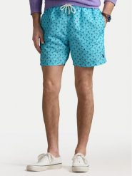 Polo Ralph Lauren Szorty kąpielowe 710963824001 Błękitny Classic Fit. Niebieskie kąpielówki Polo Ralph Lauren, m, bez wzorów, z syntetyku. Za 419.99 zł.