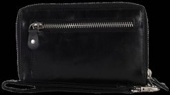 Etui-portfel na karty ze skóry naturalnej N165-CC czarny. Czarne portfele Inny, bez wzorów, ze skóry. Za 55.90 zł.